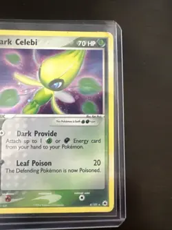 Pokemon Dark Celebi Holo Rare Card 4/101 2004 EX Hidden Legends Ungraded - Image 3