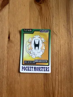 Pokemon Card Rattikarl Raticate Pocket Monsters Carddass 1997 Japanese - Image 1