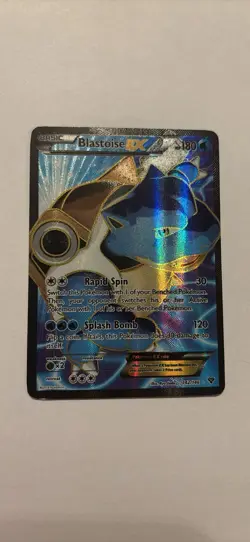 Pokemon TCG Blastoise EX XY Holo Full Art Ultra Rare Card 142/146 - Image 1