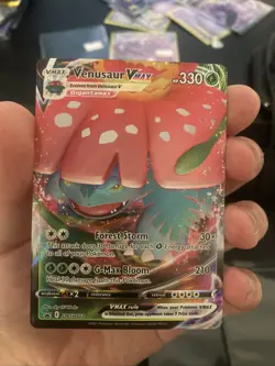 Venusaur VMAX - SWSH102 - Full Art Rare Black Star Promo - Pokemon Card - NM - Image 1