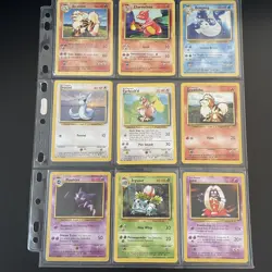 🔥Complete Common Uncommon Base set Pokemon Cards 1999 WOTC 🔥 - Image 1