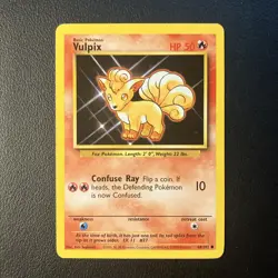 Vulpix - 68/102 - Pokemon Base Set Unlimited common Card WOTC LP - Image 1
