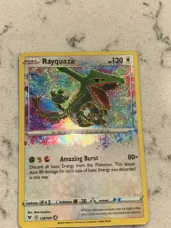 Pokemon TCG Rayquaza Vivid Voltage Holo Rare Card 138/185 NM/M Condition - Image 3