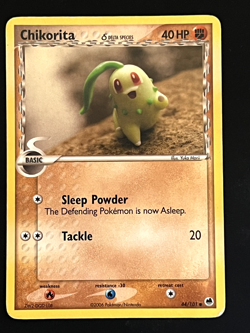 Chikorita (Delta) 44/101 | Dragon Frontiers | Yuka Morii Pokemon Card TCG | Reg - Image 1