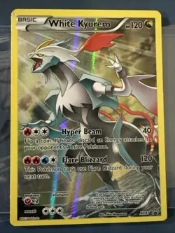 Pokemon White Kyurem XY81 Black Star Promo Full Art Card - Image 1