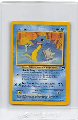 LAPRAS 12/18 - NON-HOLO - Southern Island - Vintage WOTC Pokemon CARD - HP/DMG - Image 1