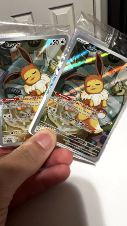 Set of 2 Sealed Eevee 173 Sv: Scarlet & Violet Promo Cards Holo - Image 1