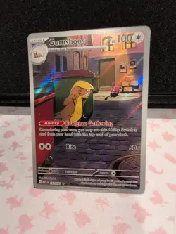 Gumshoos Illustration Rare 153/132 Mega Evolution Pokemon TCG Near Mint Card NM - Image 1