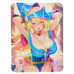 Custom Dark / Black Magician Girl • Goddess Story / Yu-Gi-Oh! Photo Card (Anime) - Image 1
