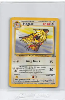 Pidgeot 24/64 - NON-HOLO RARE- Jungle -UNLIMITED - VINTAGE POKEMON CARD - HP - Image 1