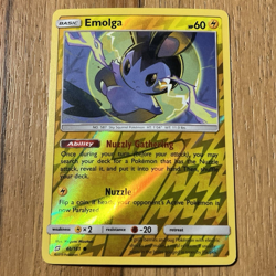 Emolga 46/181 Sun & Moon Team Up Reverse Holo Pokemon Card NM - Image 1