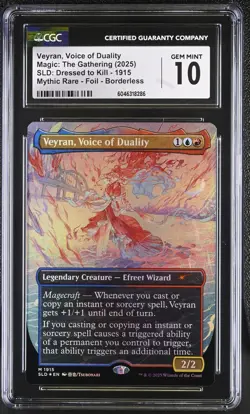 VEYRAN, VOICE OF DUALITY Secret Lair Foil Mythic CGC 10 MTG - Image 1