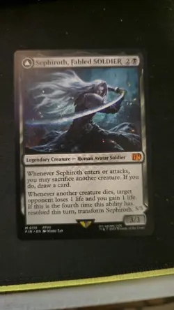 x1x Sephiroth Fabled Soldier / Sephiroth one-winged angelmtg - Image 1