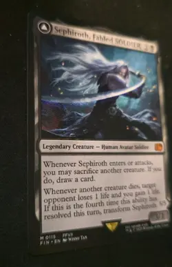x1x Sephiroth Fabled Soldier / Sephiroth one-winged angelmtg - Image 2