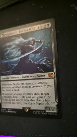 x1x Sephiroth Fabled Soldier / Sephiroth one-winged angelmtg - Image 3