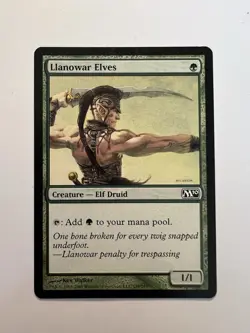 Llanowar Elves - MTG Core Set 2010 - NM - Image 1