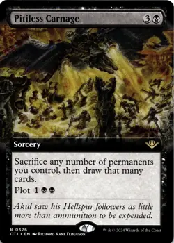 MTG Pitiless Carnage (Extended) (326) | NM | Outlaws of Thunder Junction {OTJ} - Image 1
