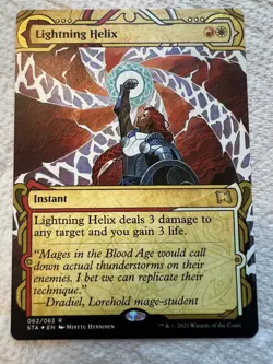 1 x Lightning Helix - Foil Etched - Strixhaven: Mystical Archives - NM-Mint - MT - Image 1