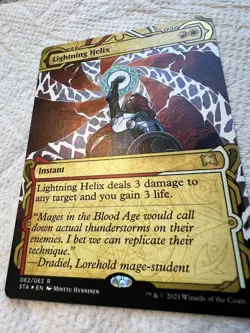 1 x Lightning Helix - Foil Etched - Strixhaven: Mystical Archives - NM-Mint - MT - Image 2