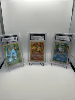 Lot(3) 2023 Pokemon TCG Classic Collection Charizard Venusaur Blastoise CGC 10 - Image 1