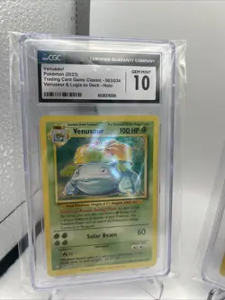 Lot(3) 2023 Pokemon TCG Classic Collection Charizard Venusaur Blastoise CGC 10 - Image 3