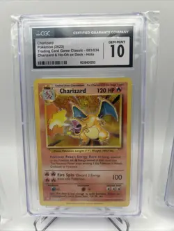 Lot(3) 2023 Pokemon TCG Classic Collection Charizard Venusaur Blastoise CGC 10 - Image 4