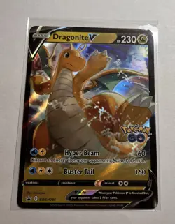 Pokemon TCG Dragonite V SWSH Black Star Promos SWSH235 Holo Promo NM/M - Image 1