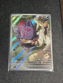 Pokemon TCG N’s Zorua Pokemon Center Stamped Promo - #189 - NM - Image 1