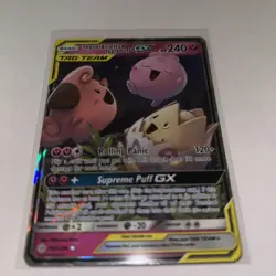 Pokemon Togepi & Cleffa & Igglybuff GX 143/236 Cosmic Eclipse Ultra Rare - Image 1