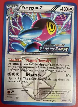 Pokemon Porygon-Z BW84 - Plasma Blast Holo Promo (Stamped) - Image 1