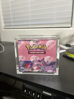 Pokemon TCG- Sword & Shield Fusion Strike Booster Box - Sealed In Acrylic Case - Image 1