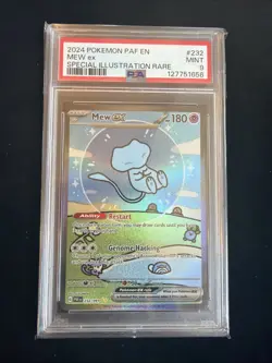 Mew ex 232/091 Bubble Mew English PSA 9 Pokemon - Image 1