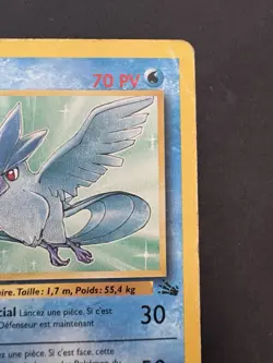 Pokemon Vintage FRENCH Articuno Fossil 17/62 Artikodin Non-Holo Rare HP WotC - Image 3