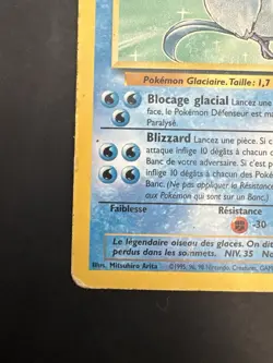 Pokemon Vintage FRENCH Articuno Fossil 17/62 Artikodin Non-Holo Rare HP WotC - Image 5