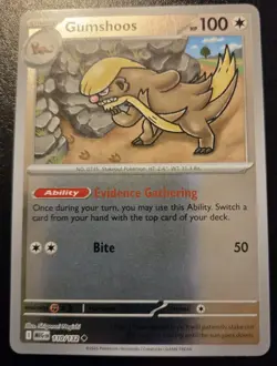 Gumshoos 110/132 Reverse Holo Uncommon Mega Evolution Pokemon TCG - Image 1