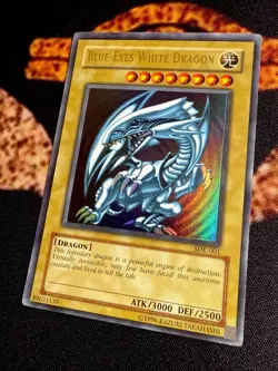 🔥 YUGIOH • BLUE EYES WHITE DRAGON • ULTRA RARE • SDK-001 • UNLIMITED • NM 🔥 - Image 3