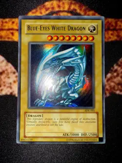 🔥 YUGIOH • BLUE EYES WHITE DRAGON • ULTRA RARE • SDK-001 • UNLIMITED • NM 🔥 - Image 5