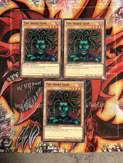 Yu-Gi-Oh! Speed Duel The Snake Hair X3 Common NM 1st Edition - Image 1