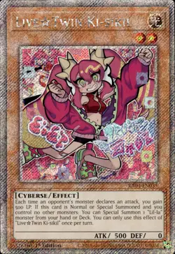 Live Twin Ki-Sikil - Platinum Secret Rare 1st Edition RA04-EN035 - NM - YuGiOh - Image 1