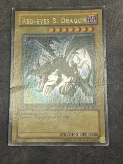 Yu-Gi-Oh! Red-Eyes B. Dragon LOB-070 1st Edition WAVY - Image 2