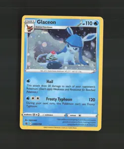 Glaceon SWSH192 Sword & Shield Black Star Promo Cosmos Holo Pokemon Card LP - Image 1