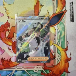 Pokemon TCG Black Bolt Ultra Rare Trainer Card N's Plan 163/086 - Image 1