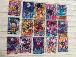 Lot De 15 Cartes DRAGON BALL Z GT DBZ DBS HEROES CARD PRISM HOLO CARTE JAPAN ** - Image 1