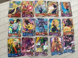 Lot De 15 Cartes DRAGON BALL Z GT DBZ DBS HEROES CARD PRISM HOLO CARTE JAPAN ** - Image 1