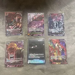 One Piece Card Five Elders Alt Art Red Text Set Carrying on His Will Japanese - Image 1