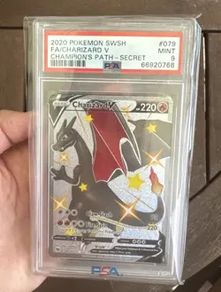 Charizard V 079/073 CHAMPION'S PATH Graded Pokemon Card - PSA 9 Mint - Image 3