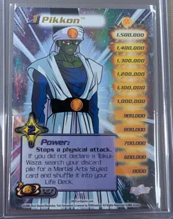DBZ Pikkon HOLO FOIL Rare 193 Hi-Tech Dragon Ball Z Score World Games Saga Card - Image 1