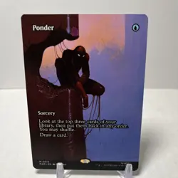 2025 MTG Marvel Spider-Man Ponder (Borderless) 0013 (M) MAR - Image 1