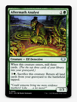 Aftermath Analyst [Commander: Edge of Eternities] MTG Magic 🌳 - Image 1