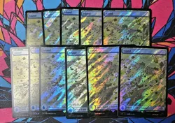 11x Island x11 NM 0715 Surge Foil Map MTG Lord Of The Rings Unplayed Magic - Image 1